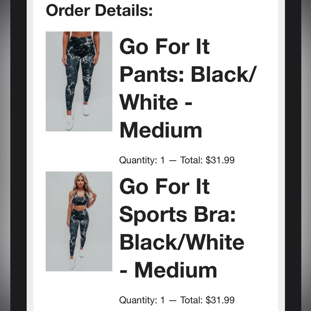 ShopHopes workout set!